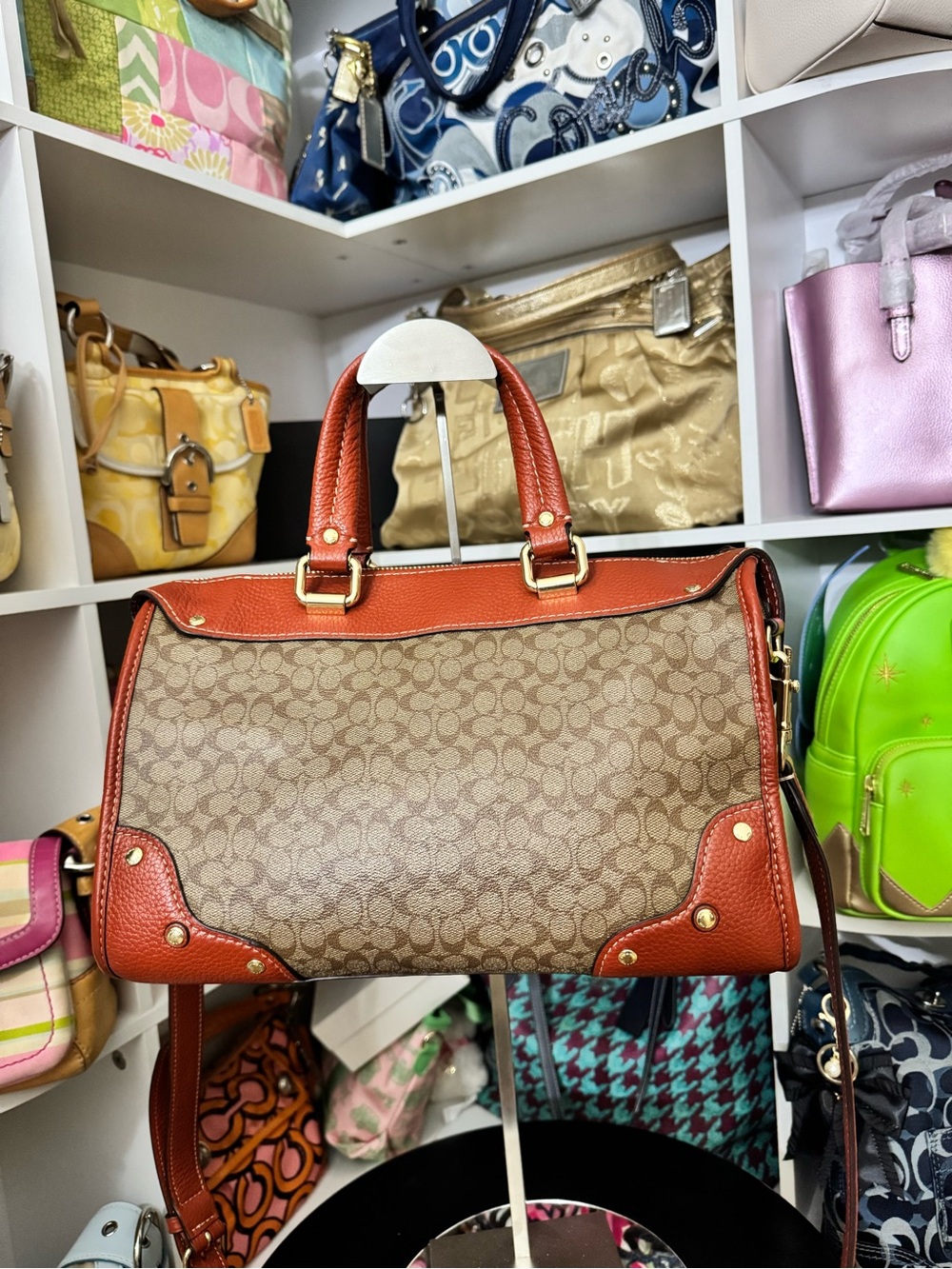 Coach Millie Colorblock Satchel - Picture 5 of 10